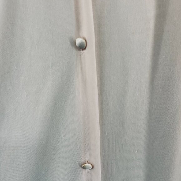 Vintage Vanity Fair Womens House Coat Large Pink Button Front Long Sleeve Pocket - Picture 3 of 9